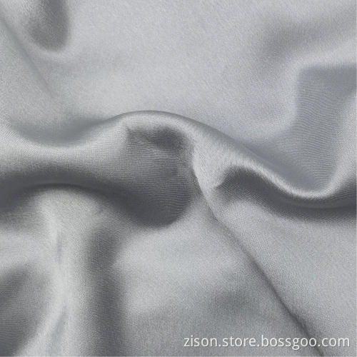 Hochwertiger lässiger Stoff aus Polyester-Satin-Stoff mit Krepprücken
